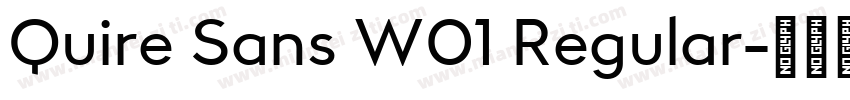 Quire Sans W01 Regular字体转换